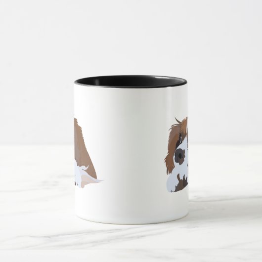 Cavalier King Charles Spaniel Coffee Tasse (Zentrum)