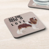 Cavalier King Charles Spaniel Cork Untersetzer (Linke Seite)