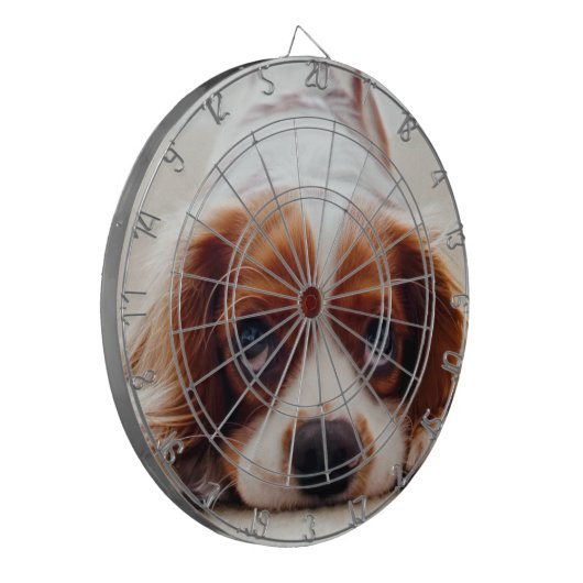 Cavalier King Charles Spaniel Dartscheibe (Vorderseite Links)