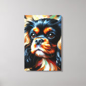 Cavalier King Charles Spaniel Dog Acrylic Print Leinwanddruck (Vorderseite)