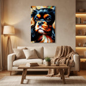 Cavalier King Charles Spaniel Dog Acrylic Print Leinwanddruck