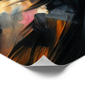 Cavalier King Charles Spaniel Dog Acrylic Print Poster (Ecke)