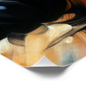 Cavalier King Charles Spaniel Dog Acrylic Print Poster (Ecke)