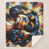 Cavalier King Charles Spaniel Dog Acrylic Print Sherpadecke (Vorderseite)