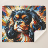 Cavalier King Charles Spaniel Dog Acrylic Print Sherpadecke (Vorderseite (Horizontal))