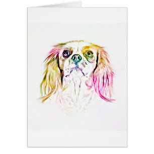 Cavalier King Charles Spaniel Dog Art Painting