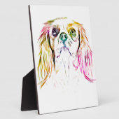 Cavalier King Charles Spaniel Dog Art Painting Fotoplatte (Seite)