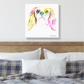 Cavalier King Charles Spaniel Dog Art Painting Leinwanddruck (Insitu (Schlafzimmer))