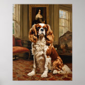 Cavalier King Charles Spaniel - Dog Art Print Poster (Vorne)
