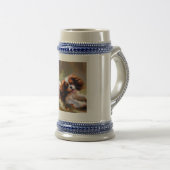 Cavalier King Charles Spaniel Dog Bierglas (VorderseiteRechts)