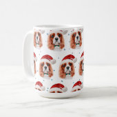 Cavalier King Charles Spaniel Dog Breed Christmas Kaffeetasse (Vorderseite Links)