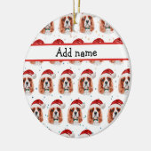 Cavalier King Charles Spaniel Dog Breed Christmas Keramik Ornament (Links)