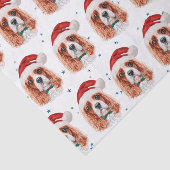 Cavalier King Charles Spaniel Dog Breed Christmas Seidenpapier (Ausschnitt)