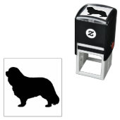 Cavalier King Charles Spaniel Dog Breed Silhouette Permastempel (Beispiel)