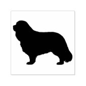 Cavalier King Charles Spaniel Dog Breed Silhouette Permastempel (Design)