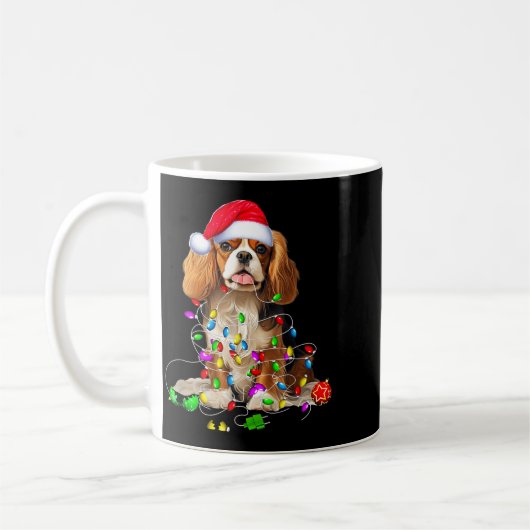 Cavalier King Charles Spaniel Dog Christmas Orname Kaffeetasse (Links)