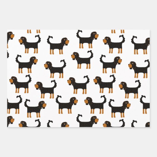 Cavalier King Charles Spaniel Dog Geschenkpapier Set (Vorderseite)