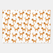 Cavalier King Charles Spaniel Dog Geschenkpapier Set (Vorderseite 2)