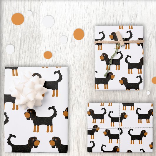 Cavalier King Charles Spaniel Dog Geschenkpapier Set