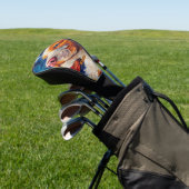 Cavalier King Charles Spaniel Dog Golf Headcover (In SItu)