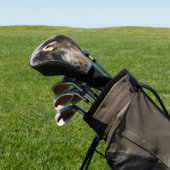 Cavalier King Charles Spaniel Dog im Wind 2001 Golf Headcover (In SItu)