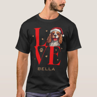 Cavalier King Charles Spaniel Dog Liebe Weihnachte T-Shirt