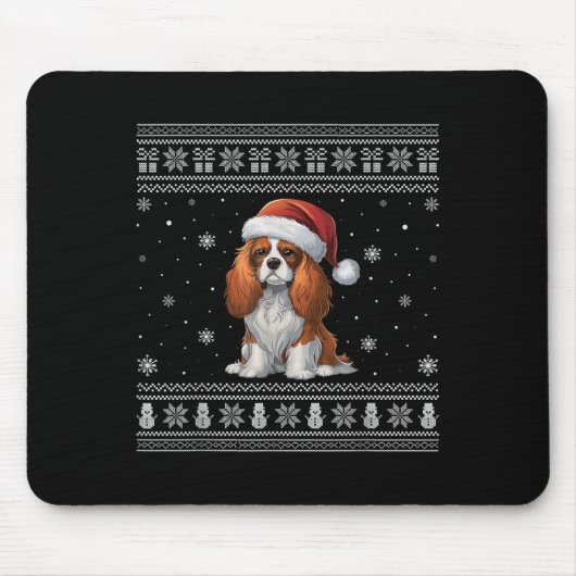 Cavalier King Charles Spaniel Dog liebvers Ugly Xm Mousepad (Vorne)
