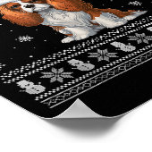 Cavalier King Charles Spaniel Dog liebvers Ugly Xm Poster (Ecke)