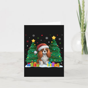 Cavalier King Charles Spaniel Dog Lovers Santa Xma Karte