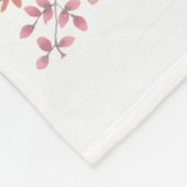 Cavalier King Charles Spaniel Dog Mama Floral Fleecedecke (Ecke)