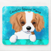 Cavalier King Charles Spaniel Dog Mousepad (Vorne)