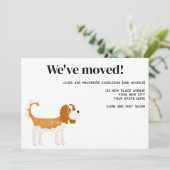 Cavalier King Charles Spaniel Dog Moving New Zuhau Ankündigung (Stehend Vorderseite)