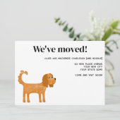 Cavalier King Charles Spaniel Dog Moving New Zuhau Ankündigung (Stehend Vorderseite)