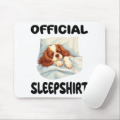 Cavalier King Charles Spaniel Dog Offiziell Sleeps Mousepad (Mit Mouse)