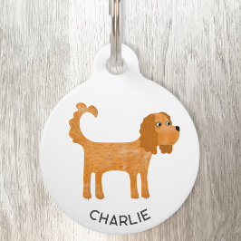 Cavalier King Charles Spaniel Dog Personalisiert Haustiermarke