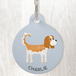 Cavalier King Charles Spaniel Dog Personalisiert Haustiermarke