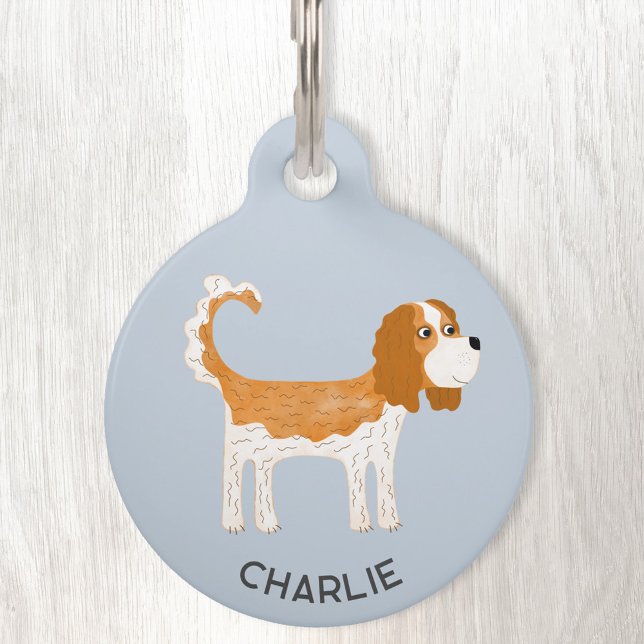 Cavalier King Charles Spaniel Dog Personalisiert Haustiermarke (Von Creator hochgeladen)