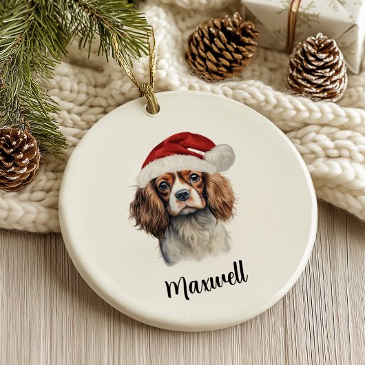 Cavalier King Charles Spaniel Dog Personalisiert Keramik Ornament