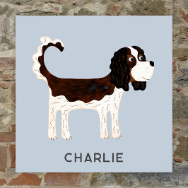 Cavalier King Charles Spaniel Dog Personalisiert Poster