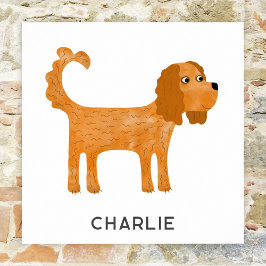 Cavalier King Charles Spaniel Dog Personalisiert Poster