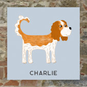 Cavalier King Charles Spaniel Dog Personalisiert Poster