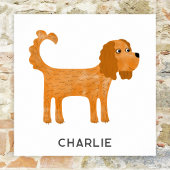 Cavalier King Charles Spaniel Dog Personalisiert Poster