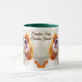 Cavalier King Charles Spaniel Dog Portrait Tasse (Zentrum)
