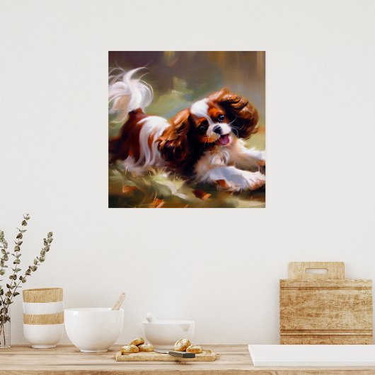 Cavalier King Charles Spaniel Dog Poster (Küche)