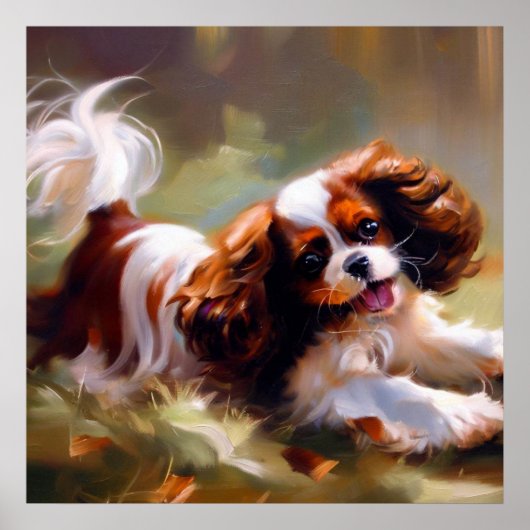 Cavalier King Charles Spaniel Dog Poster (Vorne)