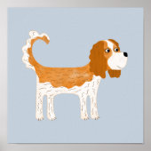 Cavalier King Charles Spaniel Dog Poster (Vorne)