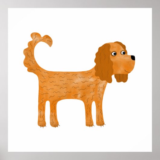 Cavalier King Charles Spaniel Dog Poster (Vorne)