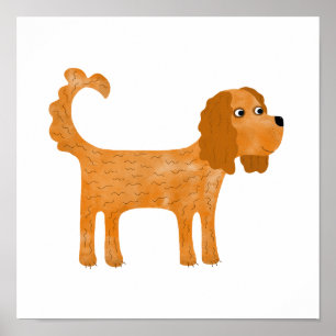 Cavalier King Charles Spaniel Dog Poster