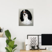 Cavalier King Charles Spaniel Dog Poster Print (Heimbüro)