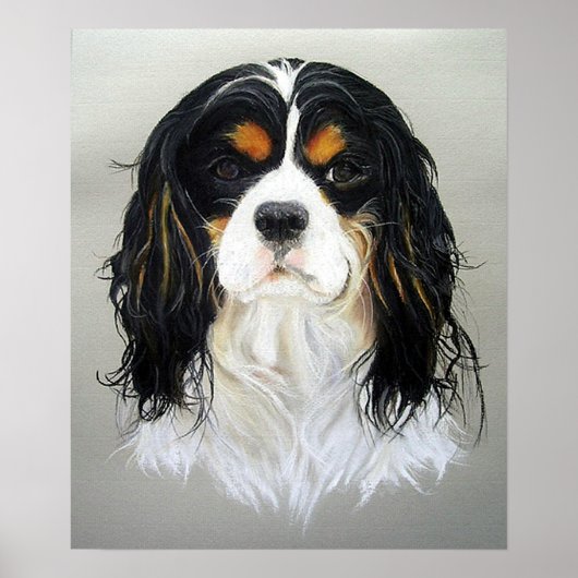 Cavalier King Charles Spaniel Dog Poster Print (Vorne)